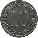 10 Pfennig (Kantine I/166, Otto Dutge)