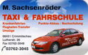 Taxi & Fahrschule M. Sachsenröder