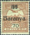 Black overprint: '1919 Baranya'