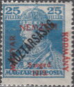 Red overprint: 'Magyar Nemzeti Kormány, Szeged, 1919.'