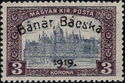 Overprint: 'Bánát Bácska 1919'