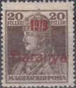 Red overprint: '1919 Baranya'