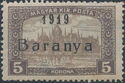 Black overprint: '1919 Baranya'