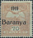 Black overprint: '1919 Baranya'