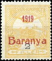 Red overprint: '1919 Baranya'
