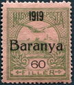 Black overprint: '1919 Baranya'