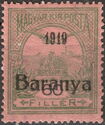 Black overprint: '1919 Baranya'