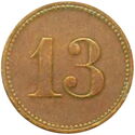 13 Pfennig (Allg. Offizier Casino)