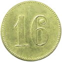 16 Pfennig (Allg. Offizier Casino)