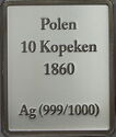 Poland No.1 / 10 Kopecks 1860