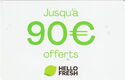 Hello Fresh Jusqu'a 90€ offert
