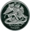 1 Angel (Archangel Michael Slaying the Dragon - Silver)