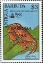 Batwing Coral Crab (Carpilius corallinus) - Overprinted