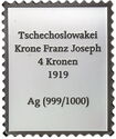 Czechoslovakia / 4 Kronen 1919