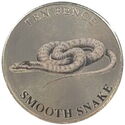 10 Pence (Reptiles - Smooth Snake - Color)