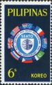Flags Surrounding SEATO Emblem