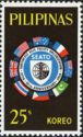 Flags Surrounding SEATO Emblem