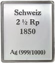 Switzerland / 2 1/2 Rappen 1850