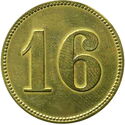 16 Pfennig (ZUM Engel)