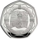 50 Pence (Royal National Lifeboat Institution - Silver)