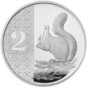 2 Pence (Squirrel - Silver)