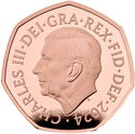 50 Pence (Atlantic Salmon - Gold)