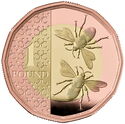 1 Pound (Bees - Gold)