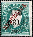 Kings D. Luís I and D. Carlos I, with surcharge «REPUBLICA»