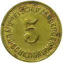 5 Pfennig (Brauerei Schützenberger)