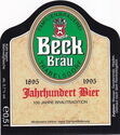 Beck Bräu Jahrhudert Bier