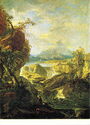 Vaclav Vavrinec Reiner, Landscape with a Waterfall (before 1740)
