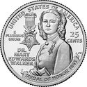 25 Cents / Quarter (Dr. Mary Edwards Walker)