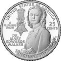 25 Cents / Quarter (Dr. Mary Edwards Walker - Silver)