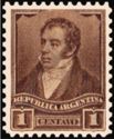 Bernardino Rivadavia (1780-1845) - Perf. 12¼