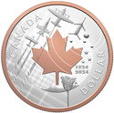 1 Dollar (100th Anniversary of the Royal Canadian Air Force - Gilded)