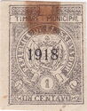 Timbre Municipal with 1918 overprint