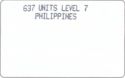 637 UNITS LEVEL 7 PHILIPPINES