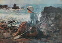 The fisherman at Granville - by N. Grigorescu (1838-1907)