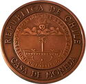 First medal of given by Sovereign Chile - 1818