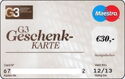 G3 Geschenkkarte