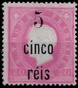 King Luis I of Portugal (1838-1889) - Overprint