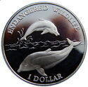1 Dollar (Endangered Wildlife - Dolphins)