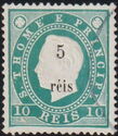 King Luis I of Portugal (1838-1889) - Overprint