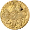 5 Pounds (Goddess Cybele - Gold)