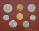 Various Lire (Mint set 1957 - Year XIX)