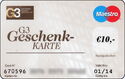G3 Geschenkkarte