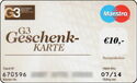 G3 Geschenkkarte