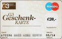 G3 Geschenkkarte