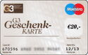 G3 Geschenkkarte