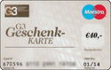 G3 Geschenkkarte